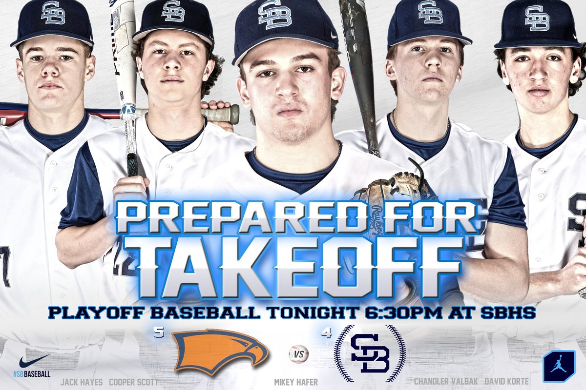 SB_Baseball's tweet photo. PLAYOFF BASEBALL: 
Tonight 6:30pm @ SBHS 
#5 Briar Woods @ #4 Stone Bridge
Watch Live On https://t.co/H0RbxTpDVX 
#together #teambaseball
#sbbaseball @SBHS_DogPound https://t.co/TI5G2GdY4e