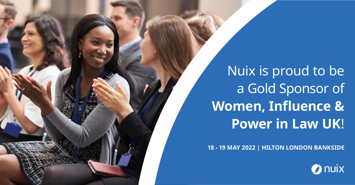 nuix's tweet photo. Join Nuix for two days of empowerment, leadership and development with the most powerful women in law! https://t.co/Mwnms2F67z https://t.co/o8nQdEMKZ9