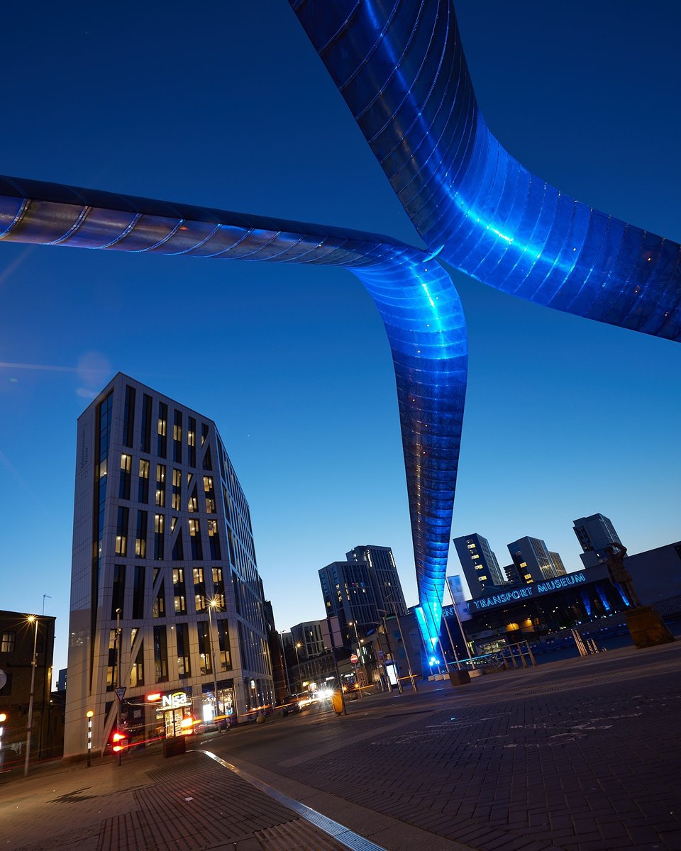 coventrycc's tweet photo. We're lighting up the city centre blue today for World Neurofibromatosis Day (17 May), raising awareness for the 26,5000 people in the UK affected by it.  https://t.co/dTZjoZnagU https://t.co/GRtKMehfYO