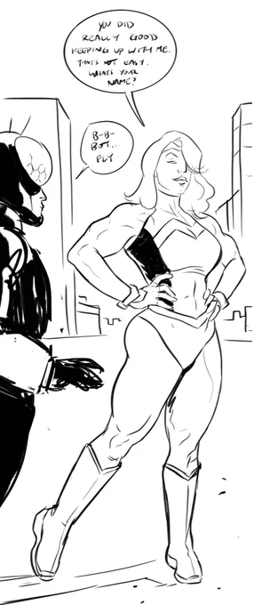 More work in progress for Spandex, my original superhero webtoon. 