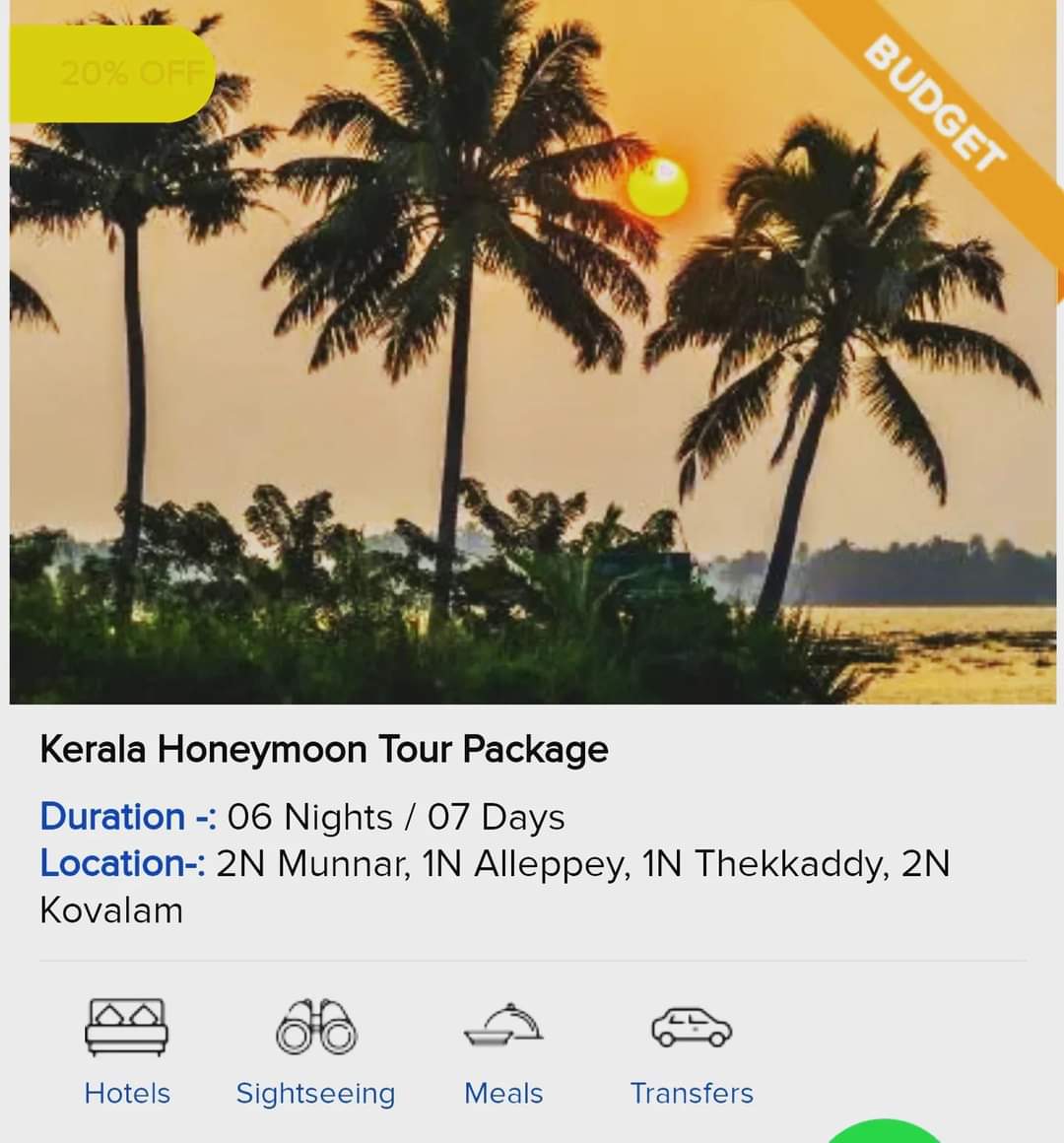 WW_Tours's tweet photo. 💢#WORLD_WIDE_TOURS - A New Pulse of Life- 

🟢Kerala @16999/- per person 

-05 Nights accommodation in hotel 
-Breakfast 
-01 Night accomodation in Houseboat 
-Honeymoon inclusion in Houseboat 
-All sightseeing by AC vehicle 

💢For Booking Contact us

📞 +91 9625714086 https://t.co/ed7vWkeWFe