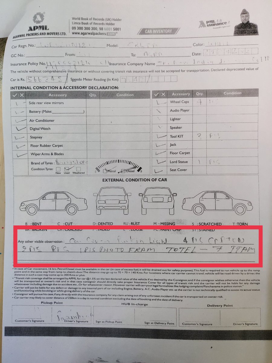 RWL_13's tweet photo. @RameshAgarwalJi @agarwalpacker - Disappointing Service, Kolkata to Agra consignment delivery delayed by 10 days + 1 packet missing as per the customer care team. Plz advise and resolve. https://t.co/ZrYPG4PbIp