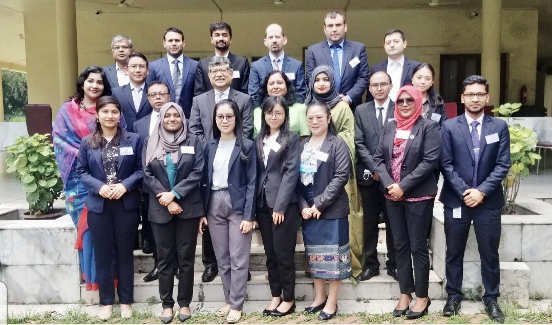Delighted to interact with the Trainee Diplomats of some of our friendly countries this morning at Foreign Service Academy. I shared with them our foreign policy priorities while also got enriched with their feedbacks.