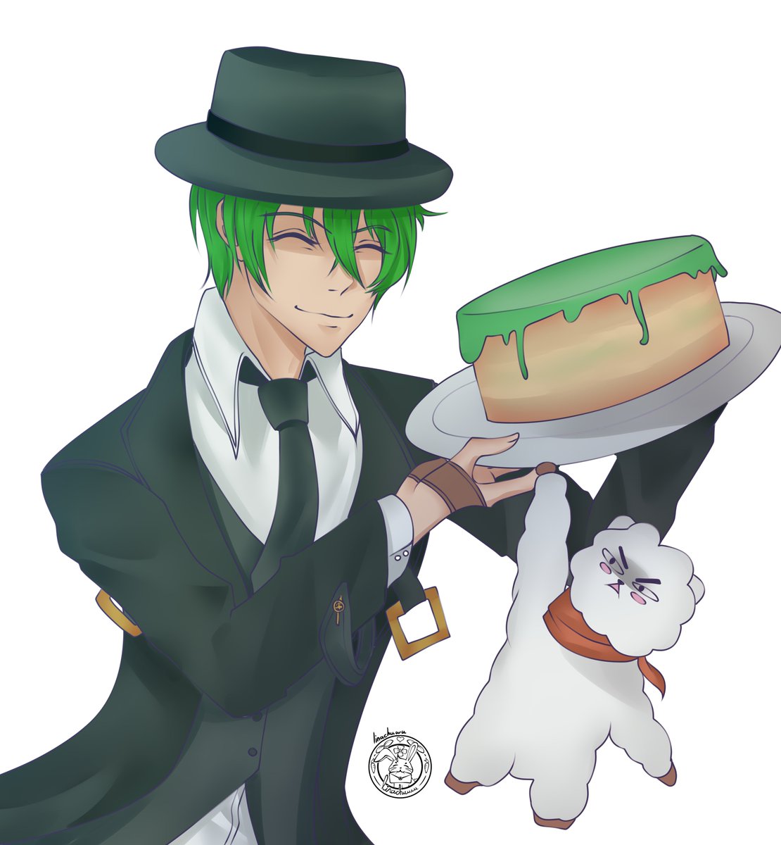 Linachuwu's tweet photo. BIRTHDAY GIFT FOR @CloudedMaple :>
Hazama our beloved 
happy birthday bro wwewednjw

#Hazama #Blazblue #BTS #BT21 https://t.co/GZiUbOlwhR
