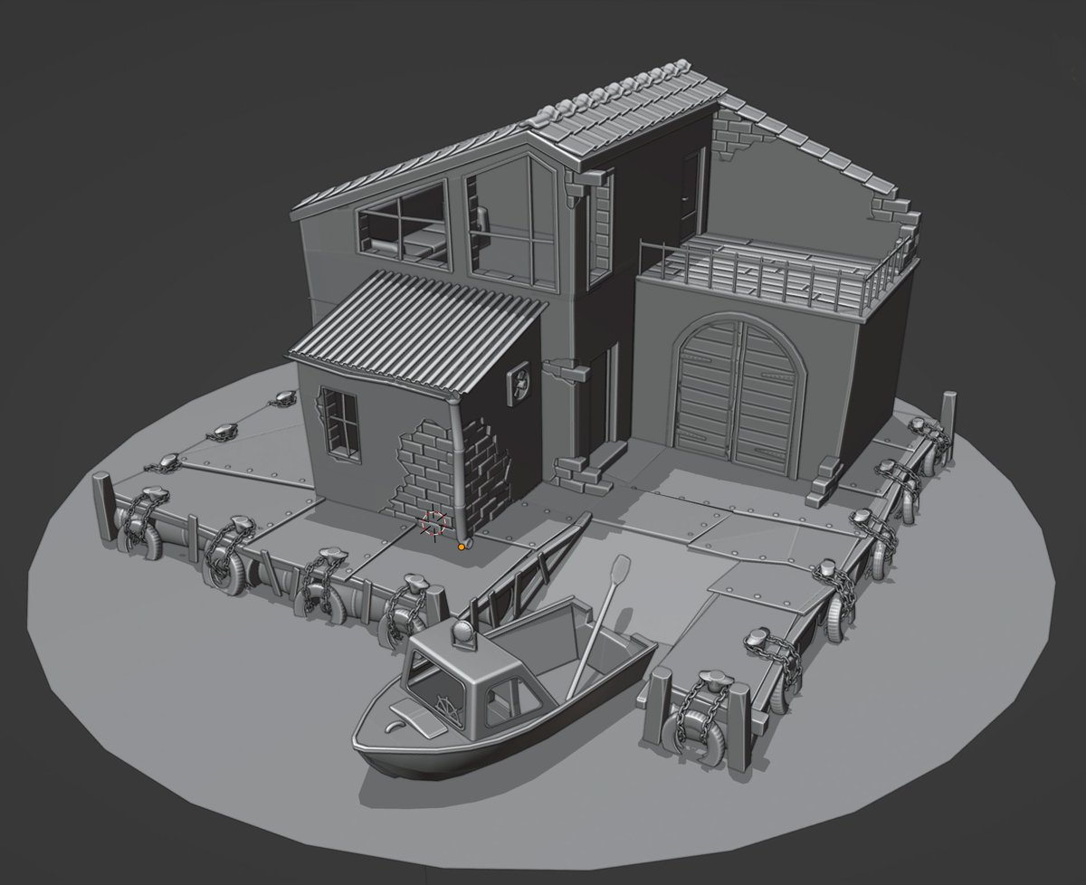 I found my passion of 3d modeling again. Missed you #blender!  (Work in progress)