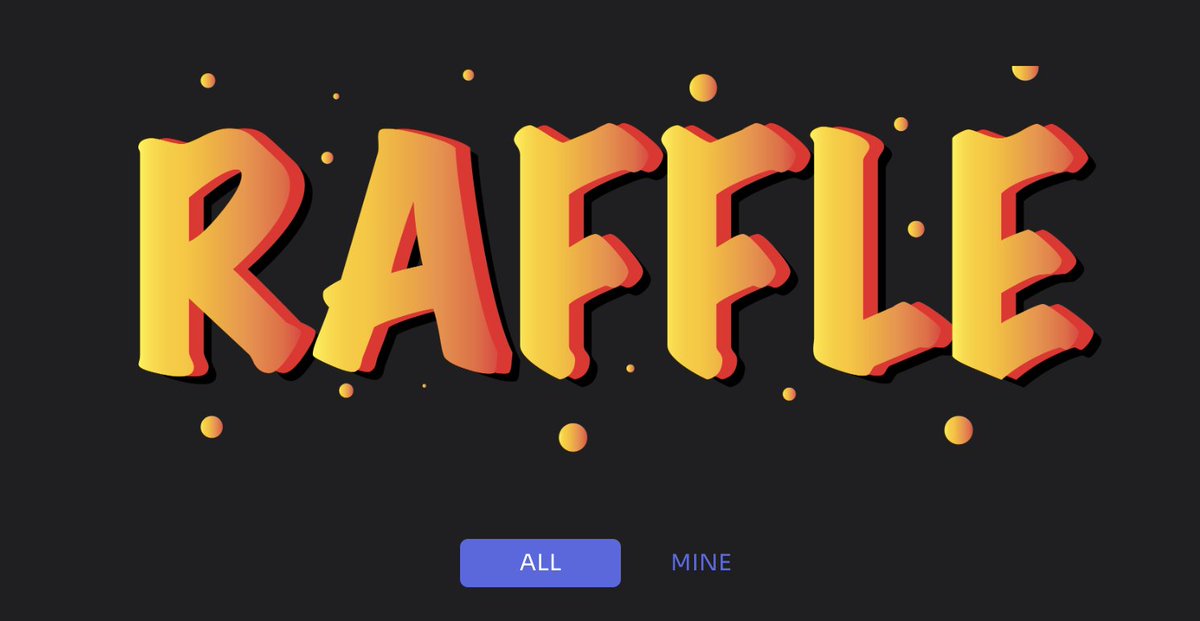 in house raffle system ? 
probably nothing..
raffle.arcryptiannft.com

#solana #SolanaNFTs