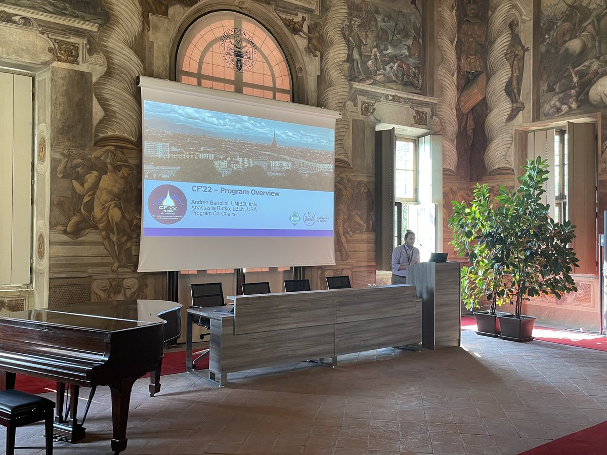 gpalermo_polimi's tweet photo. Nice to see again the physical conference running! #computingFrontiers https://t.co/GGd78vlzDc