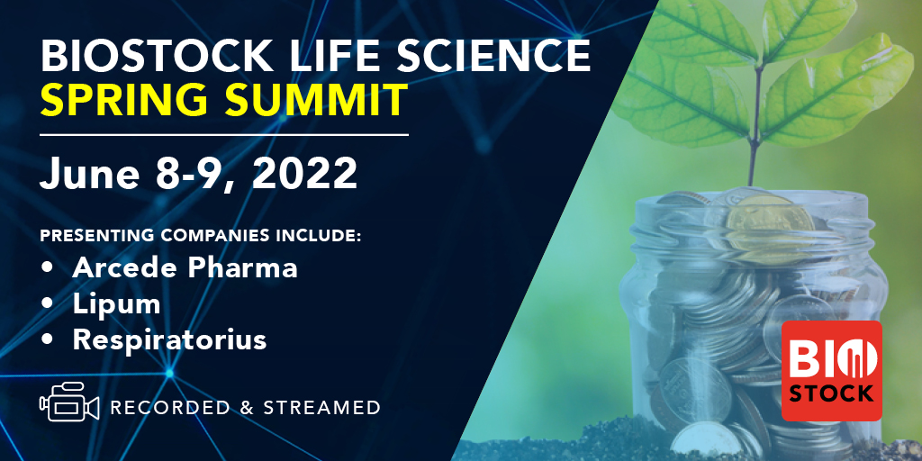 BioStock_News's tweet photo. Reveal: 3 additional companies to present at BioStock Life Science Spring Summit 2022:
- Arcede Pharma
- Lipum
- Respiratorius
See you on June 8-9!
Stay tuned at https://t.co/DARCRNvhRX
#BioStockSwe #BioStockSummit #lifescience #ArcedePharma @lipumpharma #Respiratorius https://t.co/HRvomwp9xK