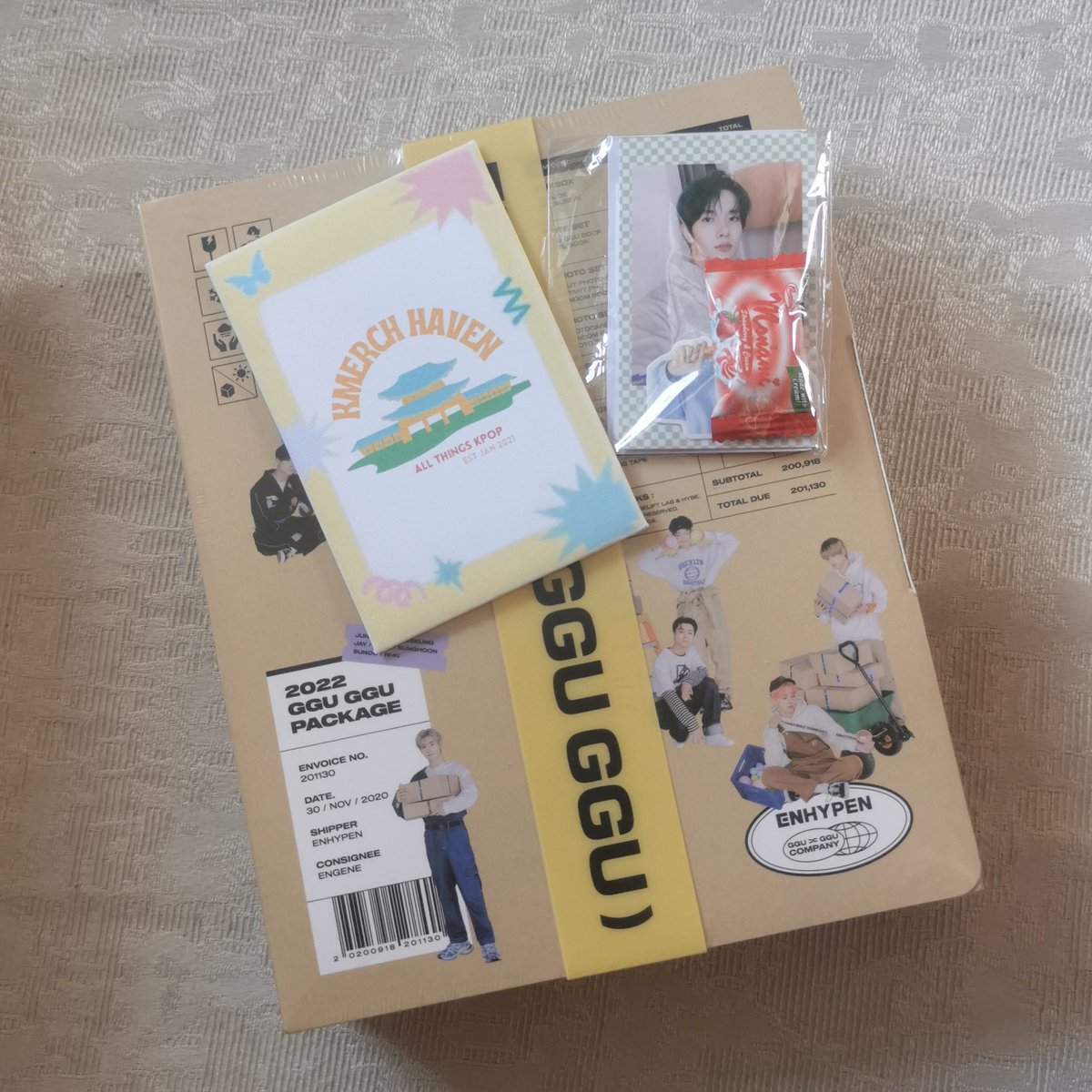 luvzheejay's tweet photo. ʕっ• ᴥ • ʔっ 💌 @KMERCH_HAVEN
Got my En ggu ggu 22 today!! Super trusted shop na talaga to since day 1 😭 Thank you po for the smooth transaction and freebies ate!! 🌺
#isha_mails #KMH_Feedbacks https://t.co/toPWOZII5S