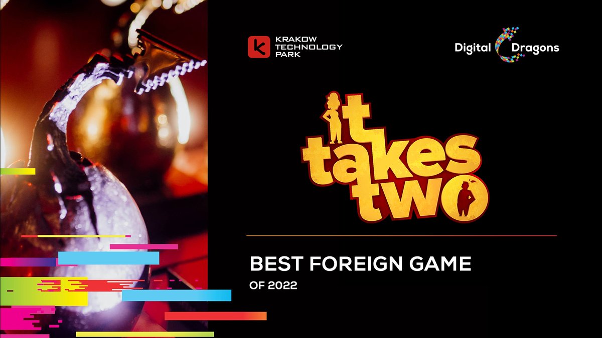Digital_Dragons's tweet image. Congratulations🙌!
🎮Best Foreign Game: It Takes Two (@HazelightGames)

#gamedevs #gamedevconference #gameconference #gaming #game #krakow #malopolska #kpt #gamedevelopment #pcgaming #indiegame #mobilegames #developer #dd2022 #digitaldragons2022 #ddawards