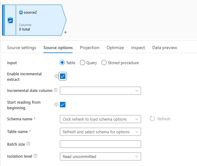 AzDataFactory's tweet photo. Automatic incremental source data loading now available natively in #Azure #DataFactory and @Azure_Synapse for Synapse SQL, Azure DB for PostgreSQL and MySQL. https://t.co/cZHXRI3gcF