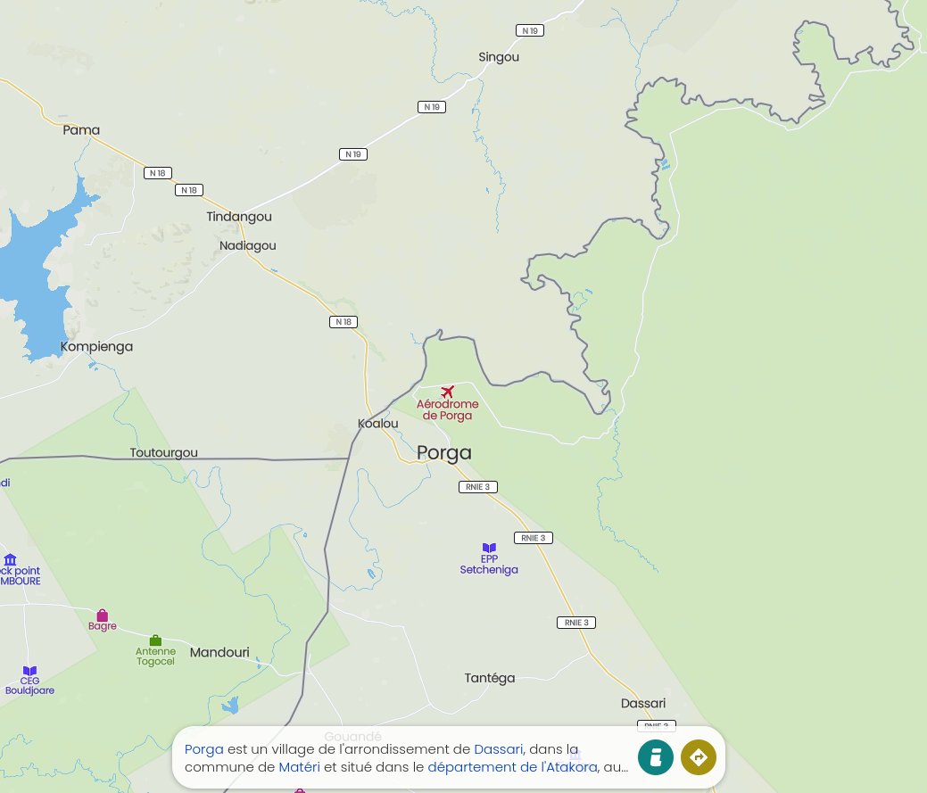AgRhissa2's tweet photo. #NEWS #TL226 #TL229 #TL233 : #Attaque contre patrouille #FDS #Faso proche aéroport #Porga (frontière #Faso / #Bénin / #Ghana). #Terroristes #EIGS ont fuis vers #Faso. Bilan inconnu (04/05.) https://t.co/qk0tsGsGb5