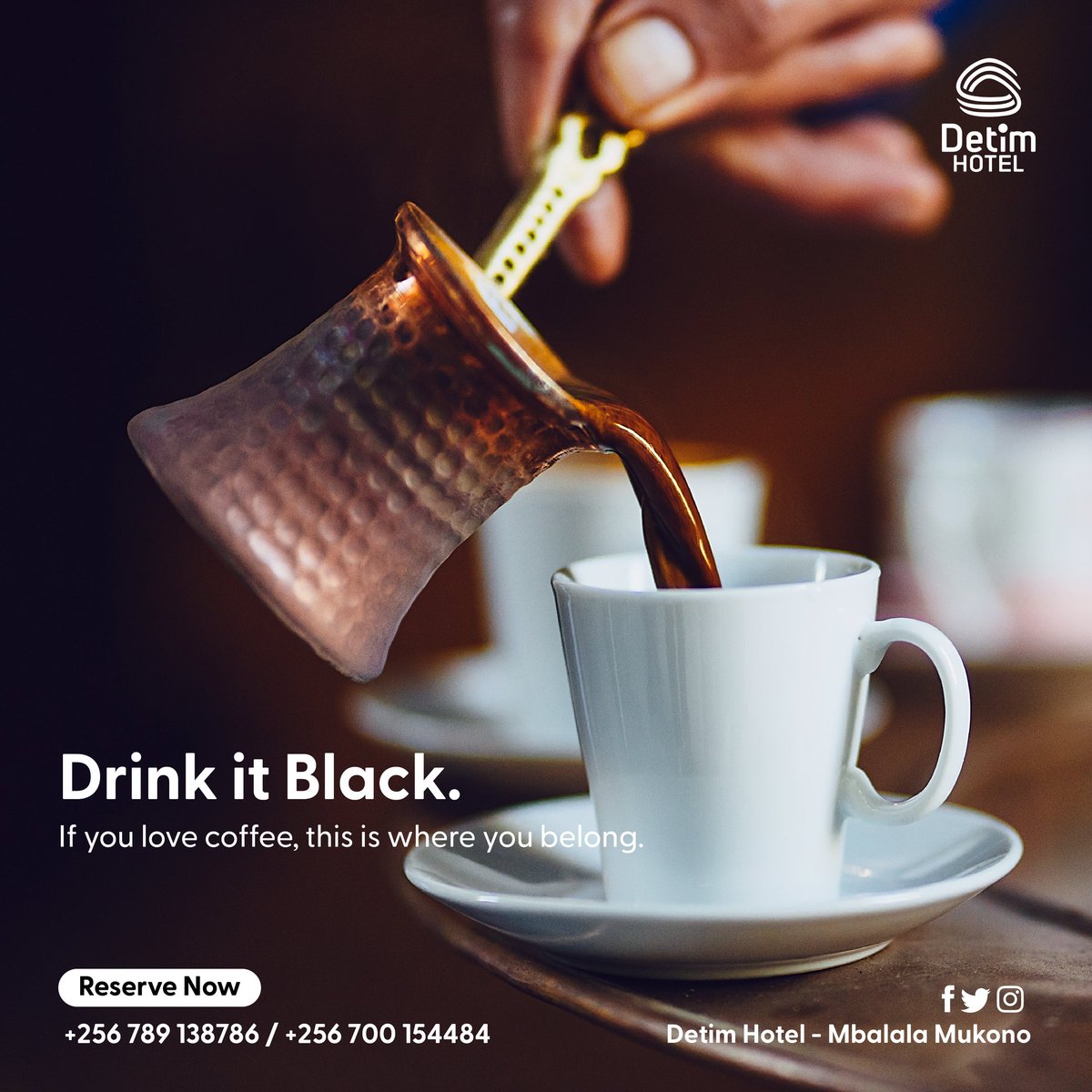 detim_hotel's tweet photo. Survive Tuesday, sip a cup of Coffee and hype you day.ππ
#visit #VisitDetim #coffee https://t.co/TxzCz42IUx