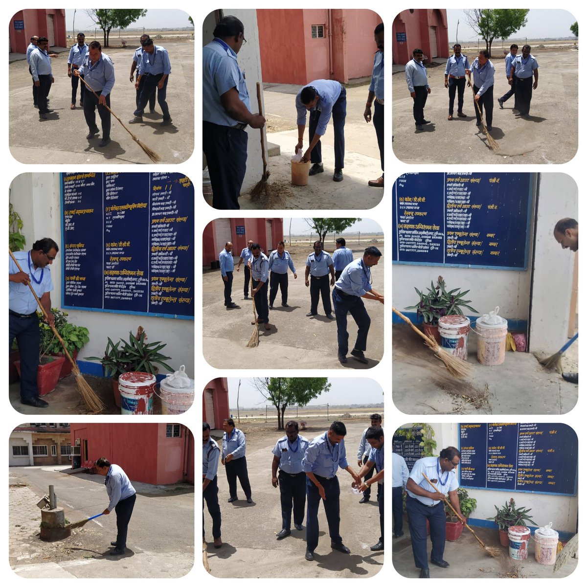 aaiidrairport's tweet image. Cleanliness drive done by #Firesection at #IndoreAirport following the steps of #CleanIndia @AAI_Official @MoCA_GoI @aairedwr @aaiidrairport