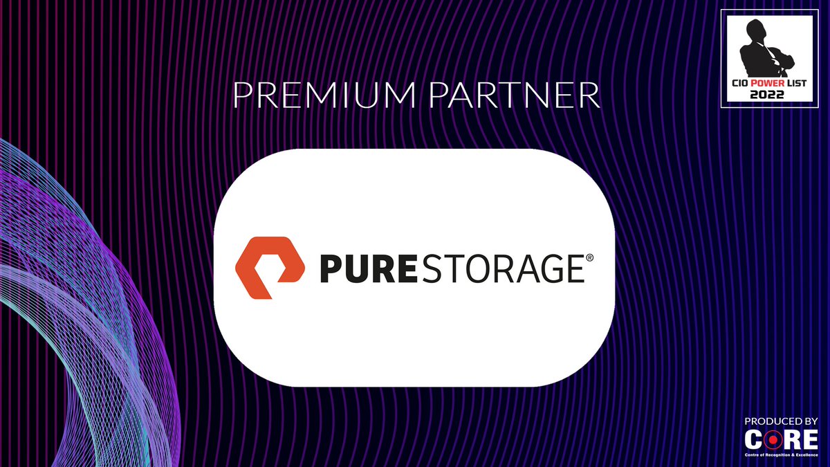 #COREMEDIA welcomes Premium Partner @PureStorage at the @CIOPowerList ciopowerlist.com #ciopowerlist2022 #Leadership #CIO #media @MathurAnoop @sudhirk1234 @YohannaAlex @27SRC