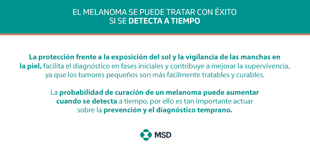 msd_es's tweet photo. El próximo 23 de mayo es el #DíaMundialDelMelanoma. Desde #MSD queremos reforzar la importancia de revisarse los lunares al menos una vez al año con el dermatólogo.  Cada #lunar #merecetumirada https://t.co/J73ByQthjX
#Melanoma 
#oncología https://t.co/S36QFZibVK