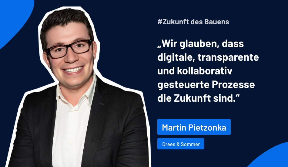 Planstack (@planstack_de) on Twitter photo <a href="/MartinPietzonka/">Martin Pietzonka</a> leitet bei <a href="/Drees_Sommer/">Drees & Sommer</a> die Innovation Services am Startup Hub Berlin.
Im #Interview mit ihm zum Thema „Zukunft des Bauens“ erzählt er uns, welche Chancen und Möglichkeiten sich durch die #Digitalisierung ergeben.
➡️ Zum Interview: bit.ly/3yJbLD0 <a href="/MartinPietzonka/">Martin Pietzonka</a> leitet bei <a href="/Drees_Sommer/">Drees & Sommer</a> die Innovation Services am Startup Hub Berlin.
Im #Interview mit ihm zum Thema „Zukunft des Bauens“ erzählt er uns, welche Chancen und Möglichkeiten sich durch die #Digitalisierung ergeben.
➡️ Zum Interview: bit.ly/3yJbLD0