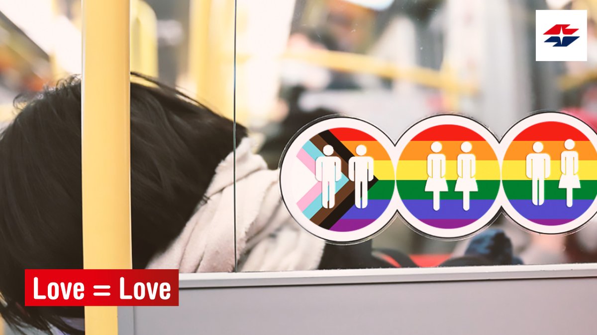wienerlinien's tweet photo. Egal, wie du liebst, wen du liebst oder ob du liebst - wir lieben dich so, wie du bist ❤️ #IDAHOBIT #WeRideWithPride https://t.co/I4w5R5xXPH