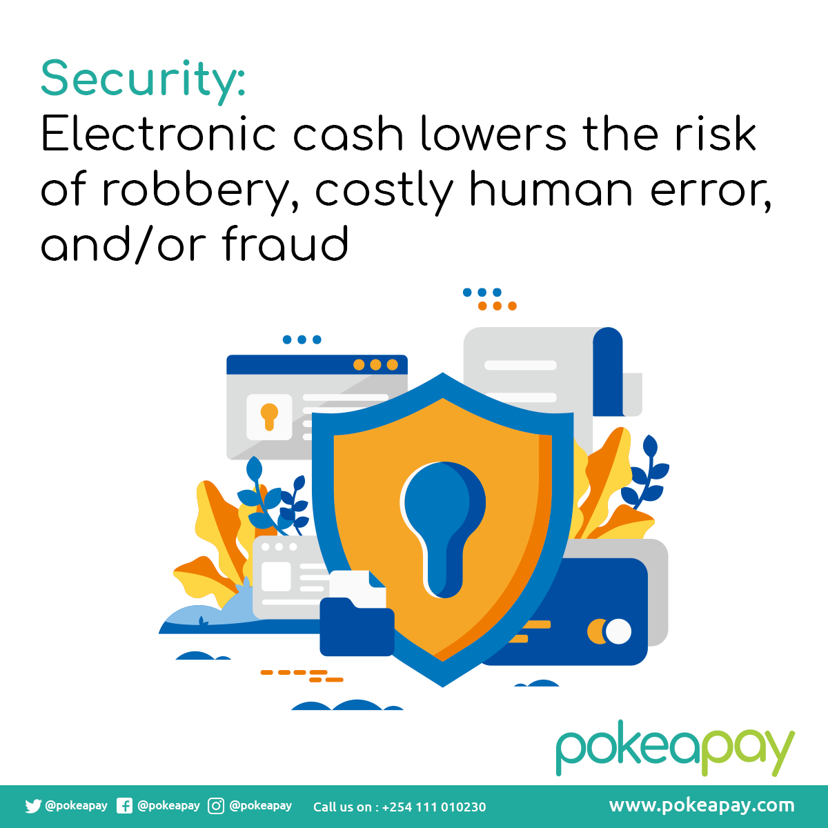 PokeaPay's tweet photo. Planning for a payment gateway integration for your business?
Simplify all your transactions and go cashless with Pokea pay

Check out how Pokea Pay is benefitting Kenyan merchants👇
Learn More https://t.co/mwGF3ggD2w  

#businessOwners #PokeaPay #paymentgateway#paymentsolutions https://t.co/JQWvFGDlE4