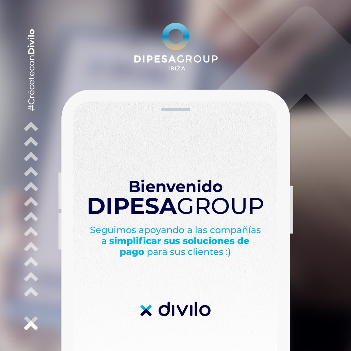 <a href="/DipesaGroup/">Dipesa Group</a> digitaliza su negocio para cobrar a sus clientes, porque con #diveep conviertes el #móvil en un #datáfono