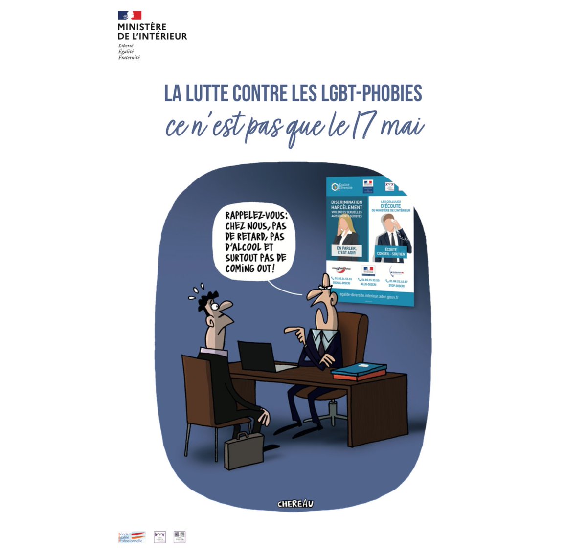 #17mai 🏳️‍🌈 Journée mondiale contre les LGBT-phobies. Les gendarmes sont formés à la lutte contre toutes les formes de discrimination. Ensemble, avec le réseau associatif, restons tous vigilants #LGBT
