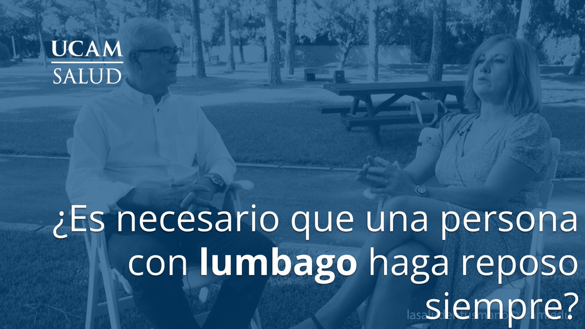 ¿Es necesario que una persona con lumbago haga reposo siempre?

Nos lo cuenta la especialista en medicina familiar Dra. ángeles Aragón

<a href="/drjuanmadrid/">Juan Madrid Conesa</a>

youtu.be/L9MGnTVoiEU