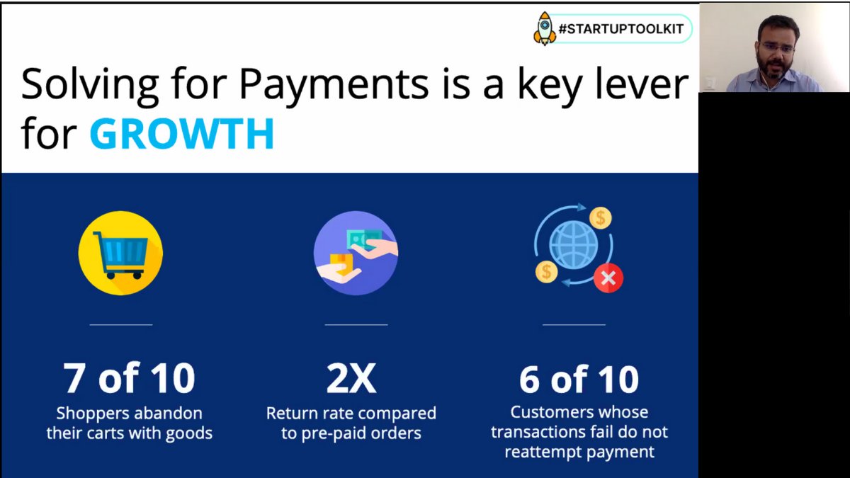 The reality of the market is that a large majority of Indian Customers prefer Cash on Delivery payments for eCommerce orders.

👉 The return rate of Cash on Delivery orders is 2x higher than that of prepaid orders

@Paytm
#StartupEssentials #payments #customercentricity