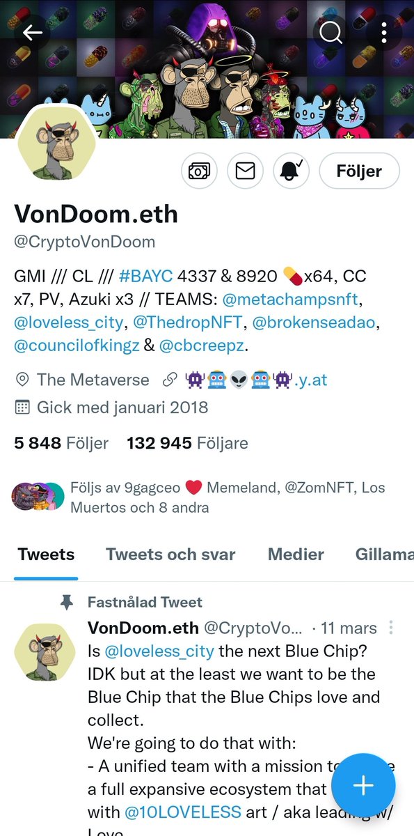 deadrabbit1000's tweet photo. @CryptoVonDoom @PharaGods Been following for a long time! Thanks for the shoutout ❤️🔥💎

@DHornycorn
@BensonNFTs @unlucky_cripto @Qullamaggie @amaryworld @0x0earl @din_sea87 @Markdevour @Crypto_Bacho @JiggyLinkzzz @uhhHadZ @CryptoMonaNFT https://t.co/wabXFsRyrQ