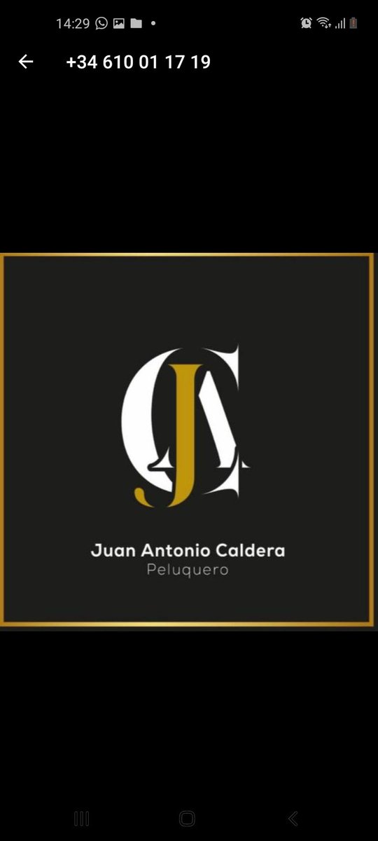 2° Colaborador.
Salón de belleza juan antonio caldera ponte en las mejores manos tanto en señora como en caballero todo un profesional en su sector, Muchas gracias. 610011719