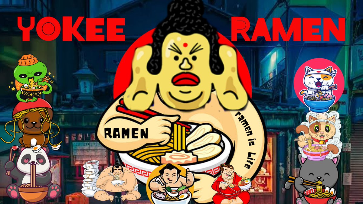 harold1141997's tweet photo. @YokeeNFT 
here's my second piece of art work hope you like it guys
YOKEE RAMEN https://t.co/dLmzu9GwnB