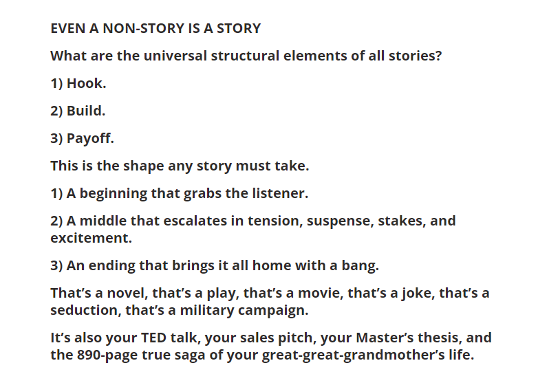 rshotton's tweet photo. The universal structural elements of a story according to screenwriter Stephen Pressfield

In great blog by @davetrott https://t.co/4Ja34zwYuP https://t.co/W0hPlzeBl2