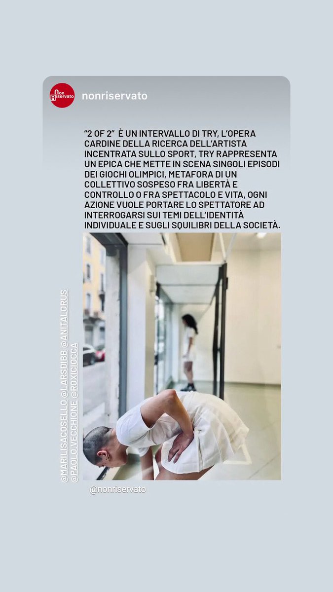 2 of 2 #marilisaCosello giovedì 17 maggio <a href="/nonriservato/">Non Riservato</a> ore 1830 e 1930 #residenzenonriservate #audiocitymap