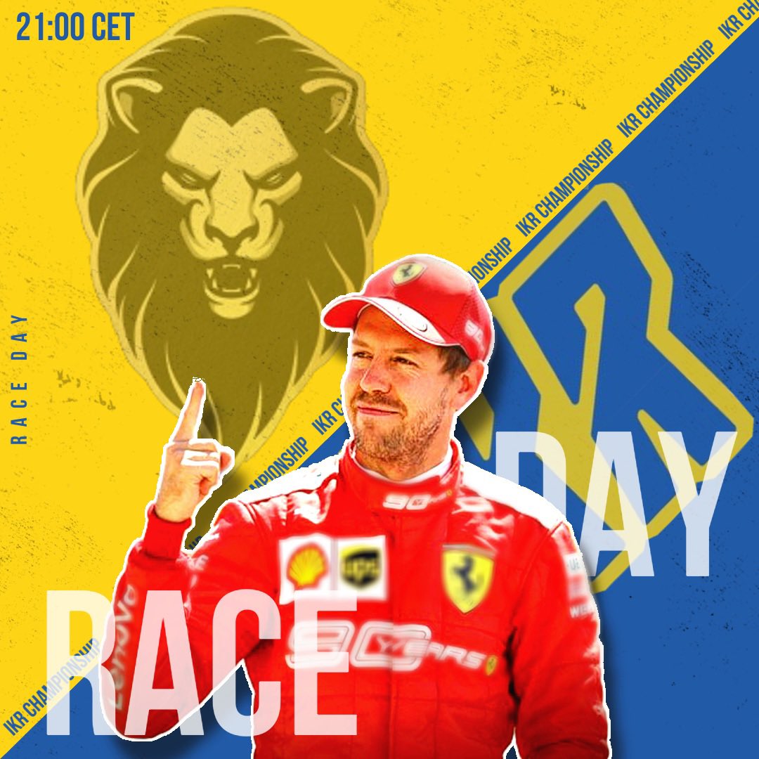 🏁 RACE DAY🏁

Today it’s race day yet again for the second last race in <a href="/IKRLeagueRacing/">Inside Kerb Racing</a> 

The line up for tonight will be:
Challengers Division:
- <a href="/chris_folkers1/">Chris</a> 
- <a href="/marcellowoltma1/">marcello woltman</a> 

Regional Division:
- <a href="/NielsLuiken/">Niels luiken</a> 
- @SonIk52590832 

Let’s aim to get good points tonight👊🏼