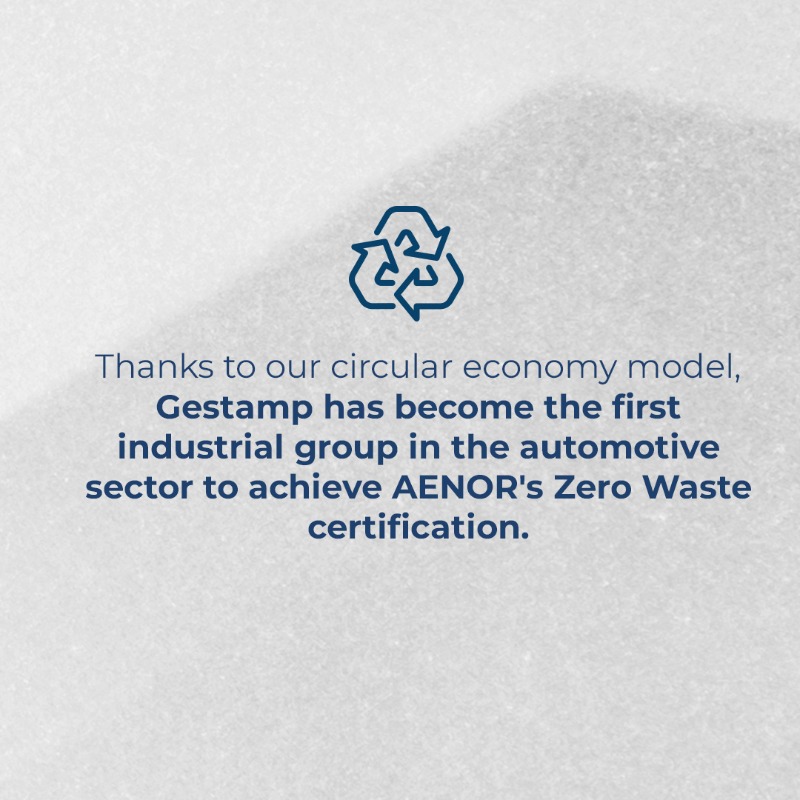 gestamp's tweet photo. ♻  Thanks to our circular economy model, 98.5% of the generated waste is recycled, reused or its energy recovered. But our commitment goes even beyond that. Find out all about it in the #WorldRecyclingDay 👇 

#GestampESG #GestampCommitment