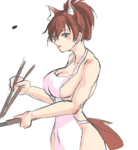 伊勢
豪快、武人といえばどちらかというとこっち。
でも稽古とか警備の時以外は酒飲んでくつろいでそうで、いい塩梅にズボラさもありそう。
付き合いやすい子だと思う。

でも、意外と器用な面もありそうで、小料理くらいならパッと作ってくれそうな感じはある。 