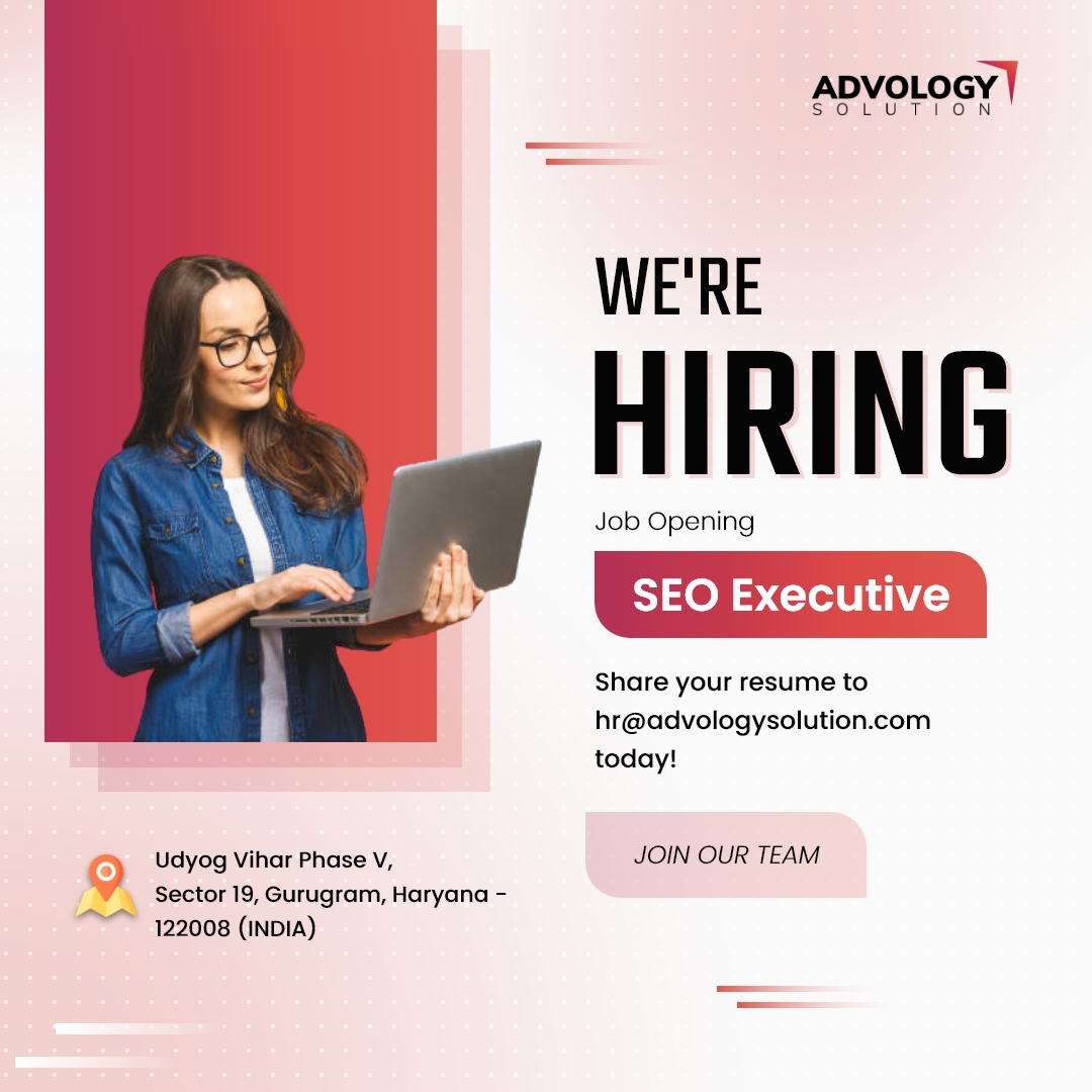DigitalAdvology's tweet photo. Hiring Alert!! ⏰⏰ 

ADVOLOGY is #hiring. Share your resume to "hr@advologysolution.com"

#seoexpert #seojobs #2022hiring #seospecialist #opportunity #seojobs #seoexperts #nowhiring #immidiatejoiner #jobalert #hiring #experience #culture #culture #recruitment #jobs #advology https://t.co/eRfoGGrOt6
