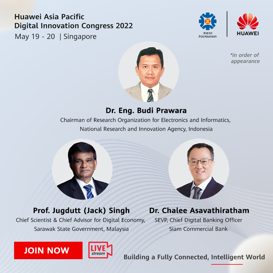HuaweiAPAC's tweet photo. Join us together on DAY 2 keynote to drive digital transformation for industries! Explore how innovative technology can be seamlessly integrated into business scenarios.💡Learn more at Huawei APAC Innovation Congress: https://t.co/4QT5vbUHlM

#FORinnovationDigitalAPAC