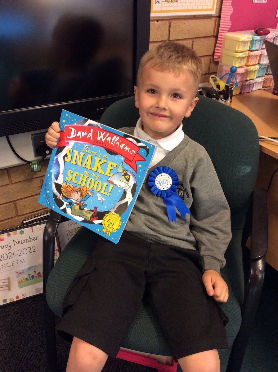 StBernsPrimary's tweet photo. Happy Birthday Stanley!🎈Thank you for our new book, we can’t wait to read it today during story time #readingforpleasure #1OB https://t.co/7r9kq4OtRL
