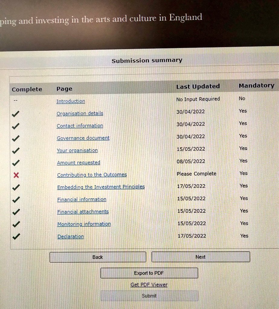 DomUnsworth's tweet photo. The final countdown... good luck to everyone else staring at #grantium re-doing the #financialtemplate and trying to work out #subsidy law... 🤞
12pm (midday) Wednesday 18th May. Here's hoping
@ace_national @ace_southeast believe in the great work of @ResourceProds and partners! https://t.co/mkMCqdsxfD