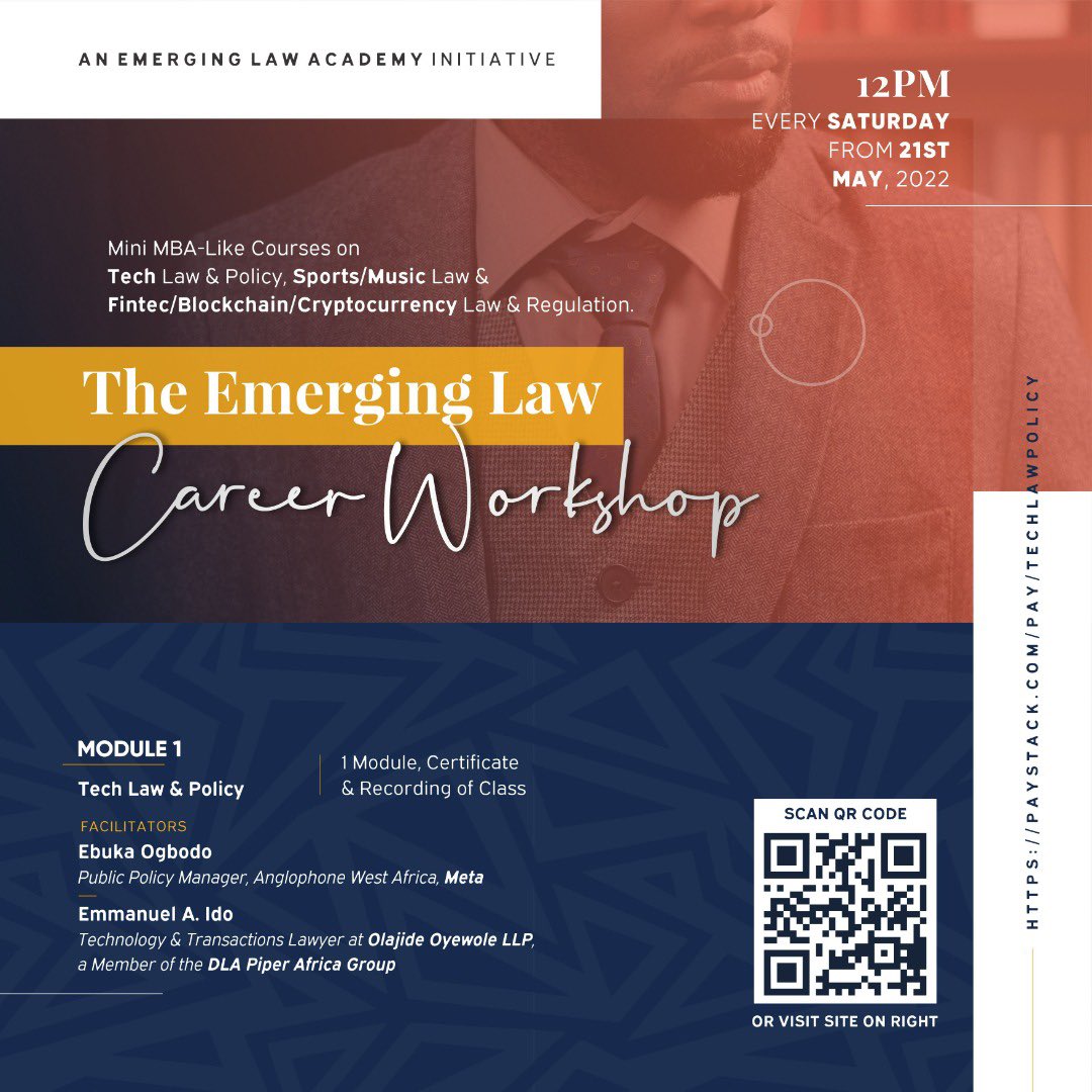 sageofox's tweet photo. Please share with undergraduates, graduates, law school students, lawyers and creatives, interested in Tech Law &amp; Policy, Sports &amp; Music Law and Blockchain &amp; Cryptocurrency Law. https://t.co/Ar3RKowpSc