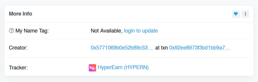 hyperearn's tweet photo. Congrats, lads! 🤸🏀

@bscscan has verified and updated our token information! We have our logo and social media links updated on Bscscan! Check it by following the link below:

https://t.co/S8bcQMhD9K https://t.co/sTV9rLFZyK
