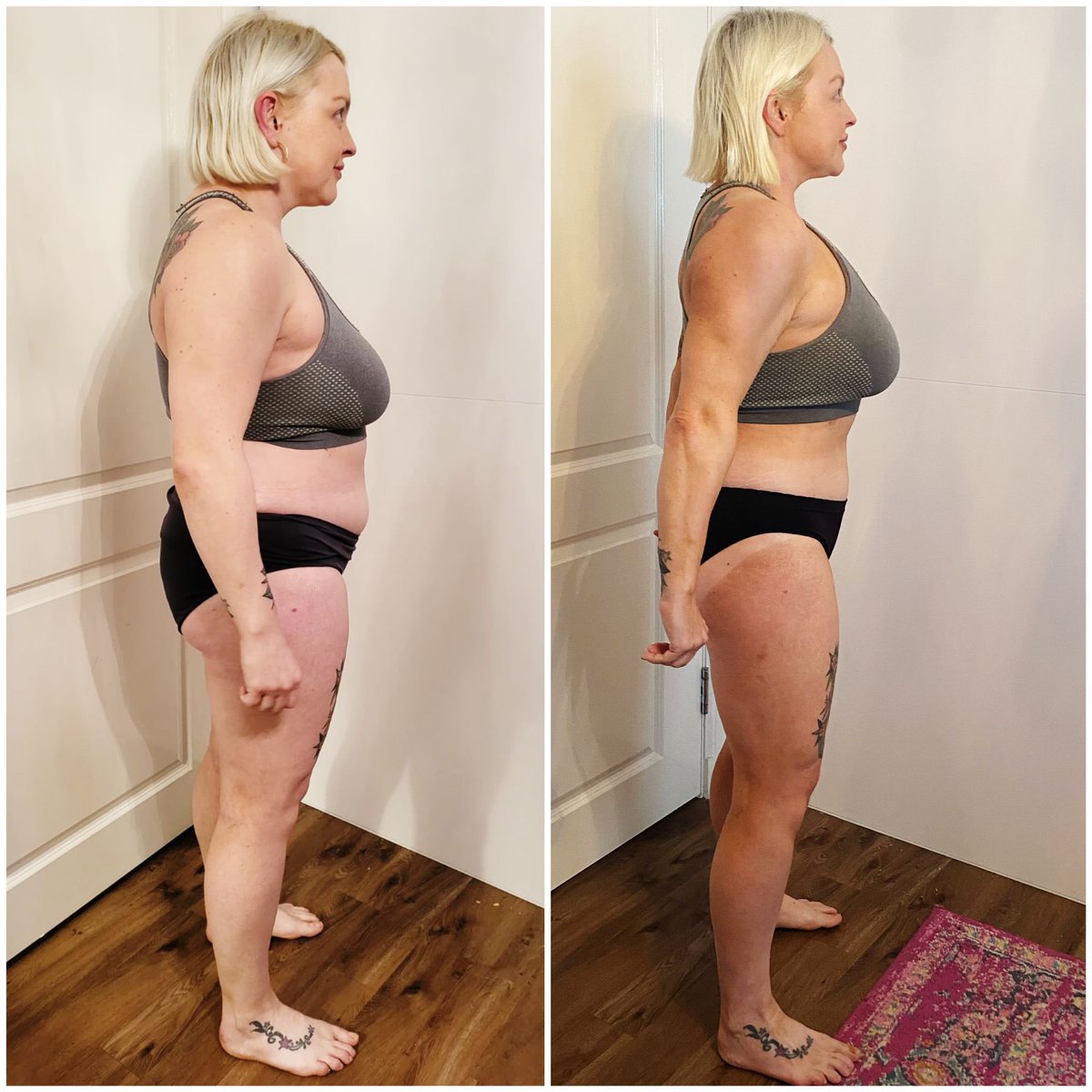 Club300Perth's tweet image. @Lynneontheradio showing what sustainable change can look like! Just over 1lb per week lost over 12 weeks and a 16.5cm drop! No gimmicks just applying our Mindset Movement Macros proven systems on our 12 Week Transformation! 🙌🏻 

#12weektransformation #lynneontheradio #club300
