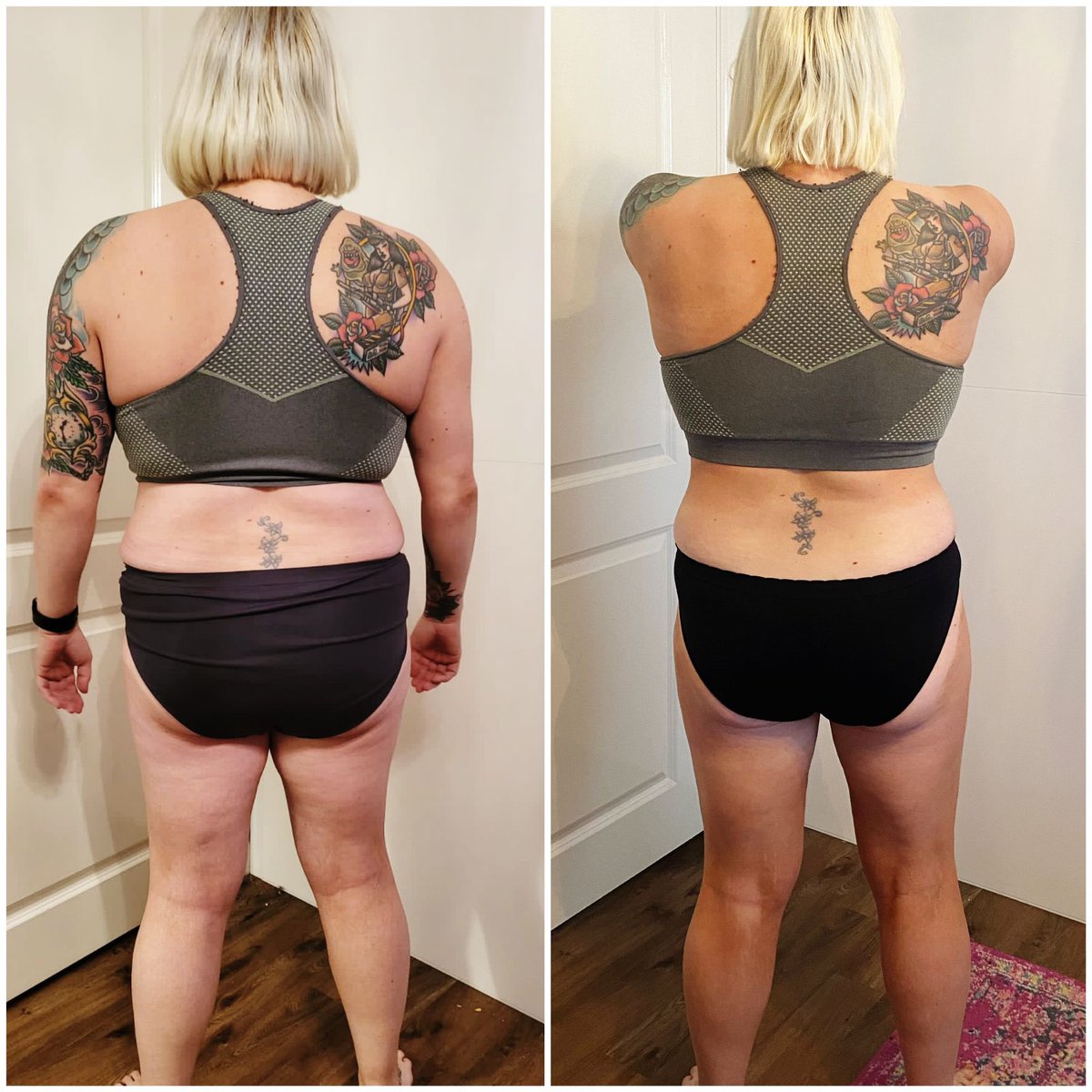 Club300Perth's tweet image. @Lynneontheradio showing what sustainable change can look like! Just over 1lb per week lost over 12 weeks and a 16.5cm drop! No gimmicks just applying our Mindset Movement Macros proven systems on our 12 Week Transformation! 🙌🏻 

#12weektransformation #lynneontheradio #club300