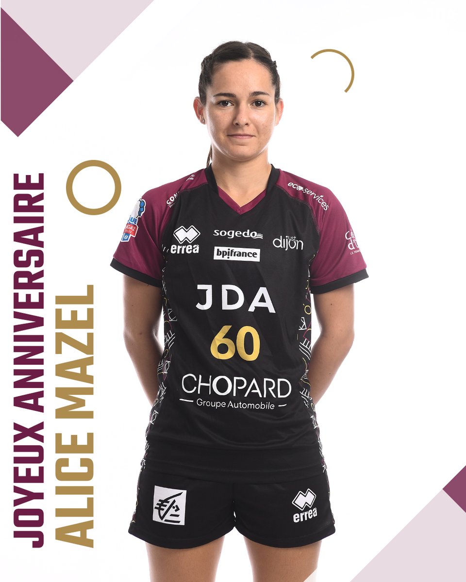 jdadijonhand's tweet photo. Joyeux anniversaire à Alice Mazel qui souffle aujourd'hui sa 22ème bougie ! 🎂🎉

#MyJDA #Dijon https://t.co/C9dCrvezNP