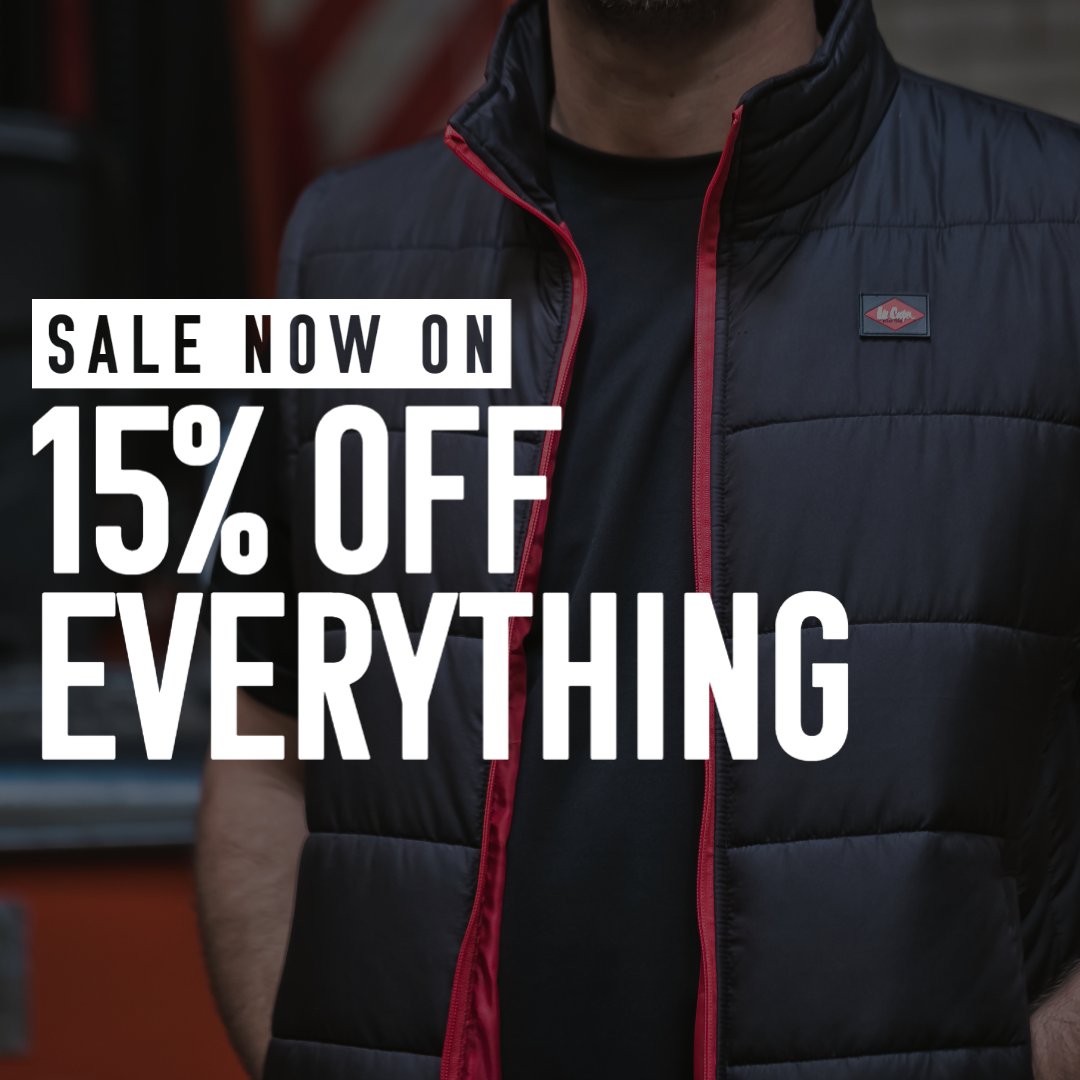 LeeCooperWork's tweet photo. We're back with 15% off everything!! 👋😁
 #workwearinspiration #workwearwednesday #workwearfashion #workwearjacket #workwearstyle #workwearinspo #workwear #heavyduty #heavydutymechanic https://t.co/GkBNGeuWtG