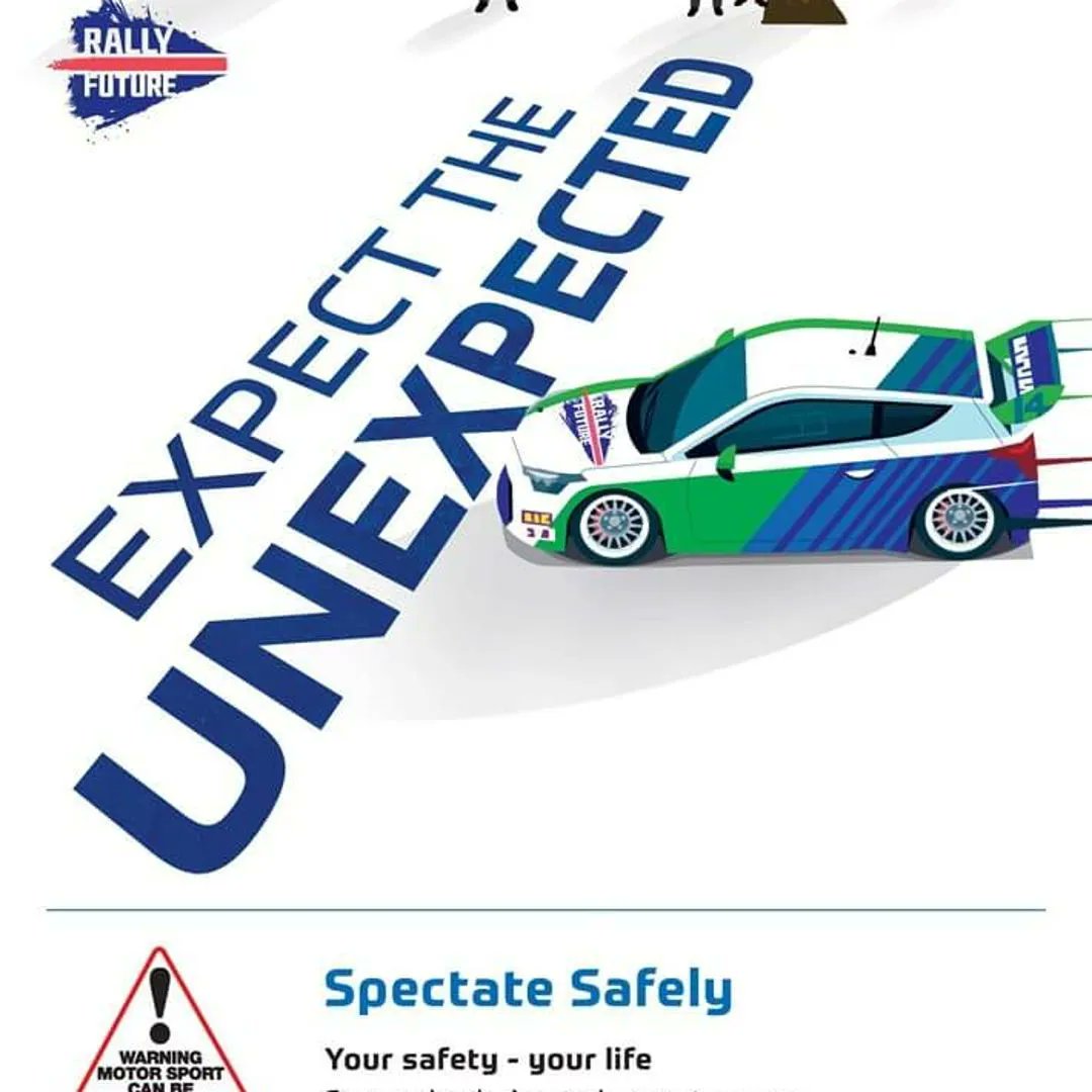 plainsrally's tweet photo. SPECTATORS // Expect the unexpected, as organisers we want you to  have a great day watching the action, so please stay safe, listen to our safety cars and marshals  #rallyfuture #plainsrally22 https://t.co/hPns7L6EbV