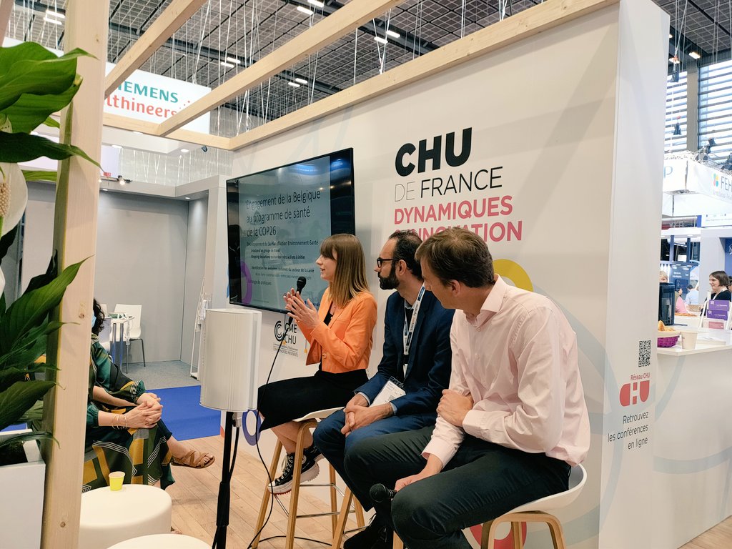 CHUMEDIA_'s tweet photo. #Temoignage de Charlotte Desterbercq de l'Université catholique de Louvain, en Belgique.
#SANTEXPO https://t.co/UBIscbps7P