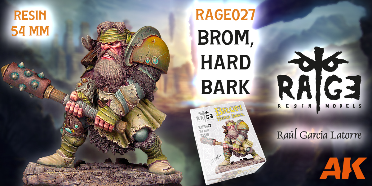 Ak_Interactive's tweet photo. BROM, HARD BARK – 54MM
Fantastic 54mm model sculpted by @RaulGLatorre.
👇👇
https://t.co/cVGvrjVzWK
#RageResinModels #FantasyModels #Modelling https://t.co/dtUPdH5Ucs