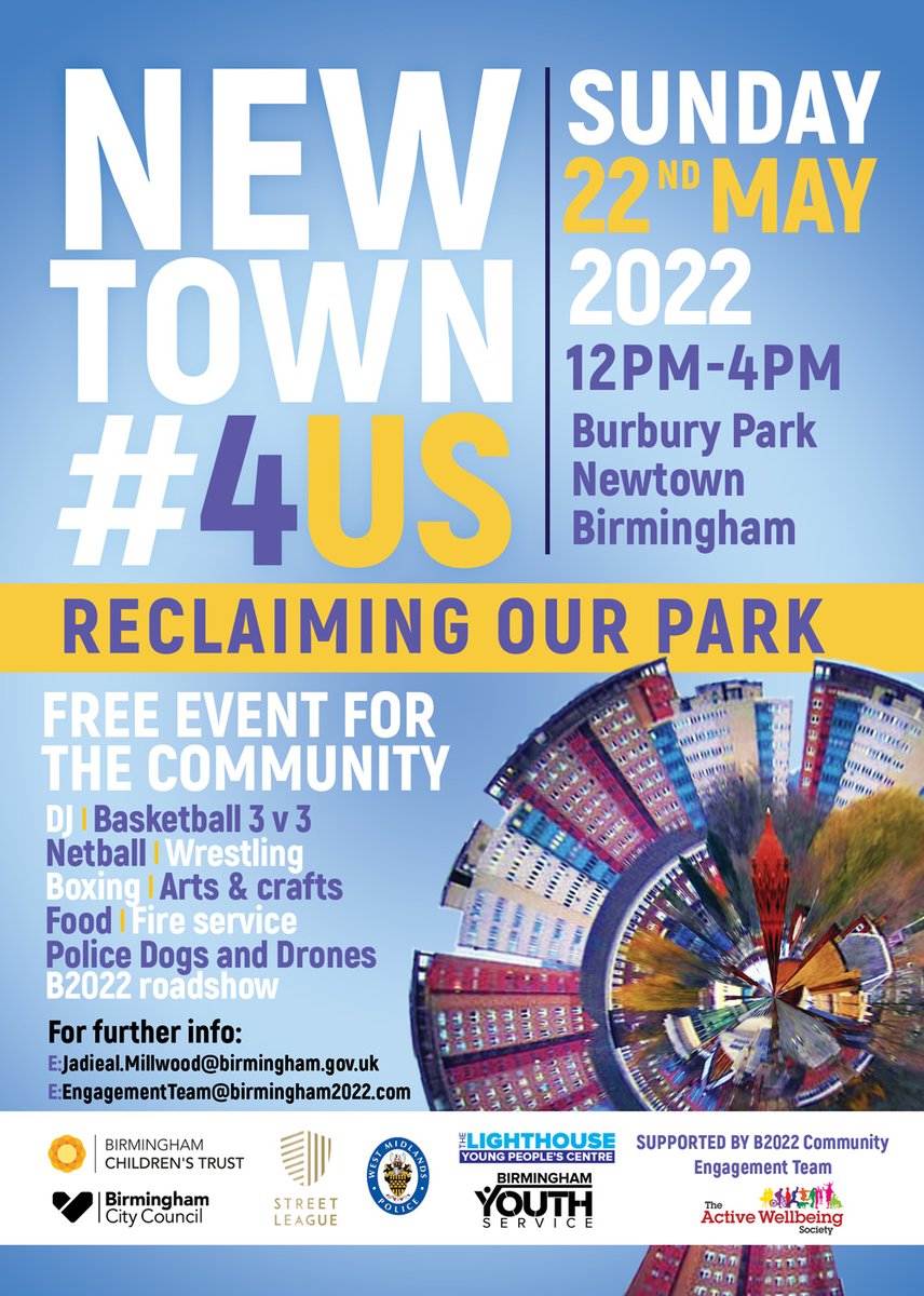 <a href="/GuardianWMP/">Project Guardian Team WMP</a> <a href="/BlesstCentre/">Blesst Centre</a> <a href="/JaneRockHouse/">Jane Haynes</a> <a href="/ACTCIC/">ACT CIC</a> <a href="/mcneil_tom/">Dr Tom McNeil</a> <a href="/MegannJ/">Megan Jones</a> <a href="/pollybayfield/">Polly Bayfield</a> <a href="/BCCYouthService/">BYS Youth Service</a> @TAWSociety <a href="/TheRealFPA/">Future Parks Accelerator</a> <a href="/BobHockenhull/">Bob Hockenhull</a> <a href="/S_H_Saeed/">Saeed</a> <a href="/thelegacycoe/">The Legacy Centre of Excellence</a>
 @CitizensUKBham @WestMidsVRU <a href="/WMPolice/">West Midlands Police</a> <a href="/AstonWMP/">Aston Police</a> <a href="/WestMidsPCC/">WestMidsPCC</a> @DaveThompsonCC