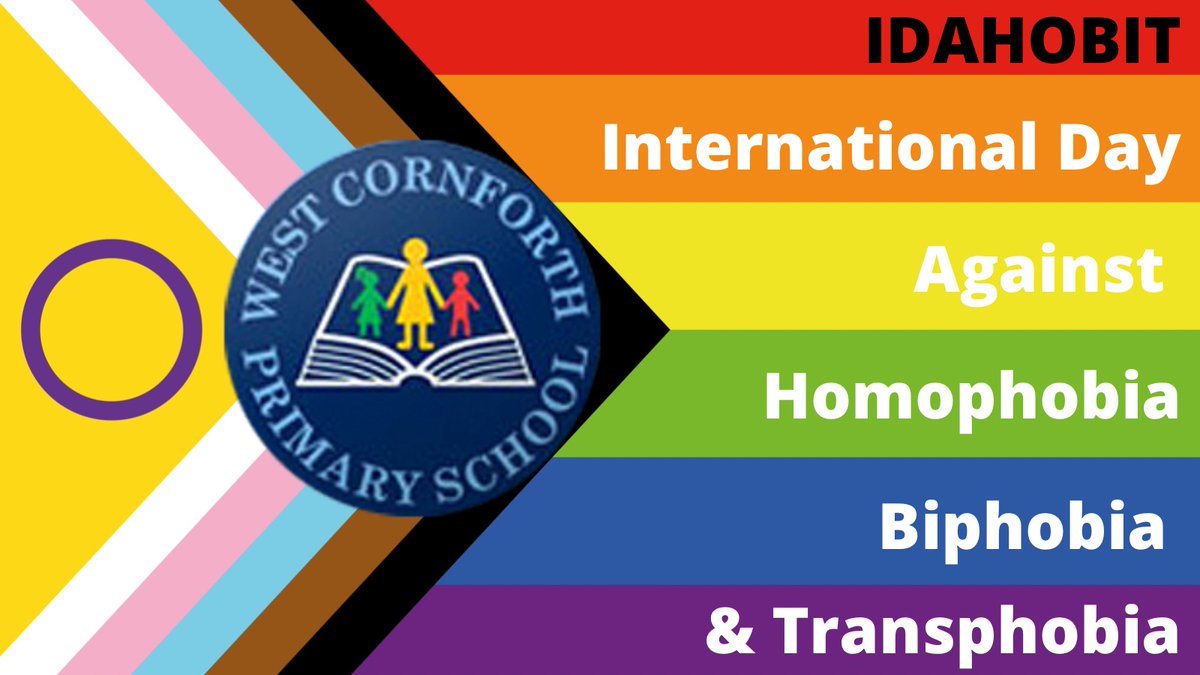 westcornforthps's tweet image. Today is International Day Against Homophobia, Biphobia and Transphobia (IDAHOBIT). Here at West Cornforth Primary School, we believe everyone has the right to express themselves and feel safe. #IDAHOBIT